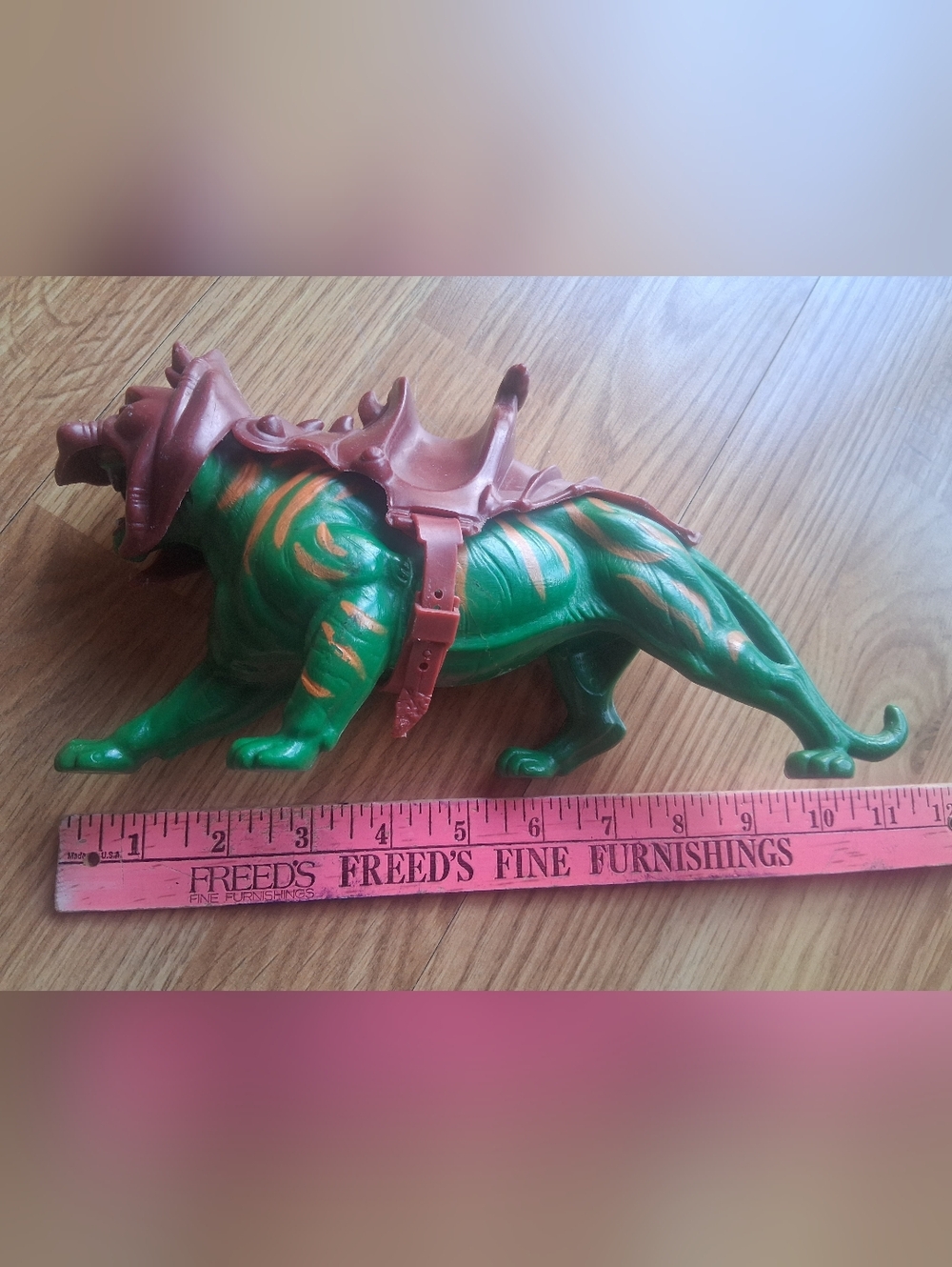 Vintage He Man Battle Cat With Full Armour, Some Wear, See Pics And Description